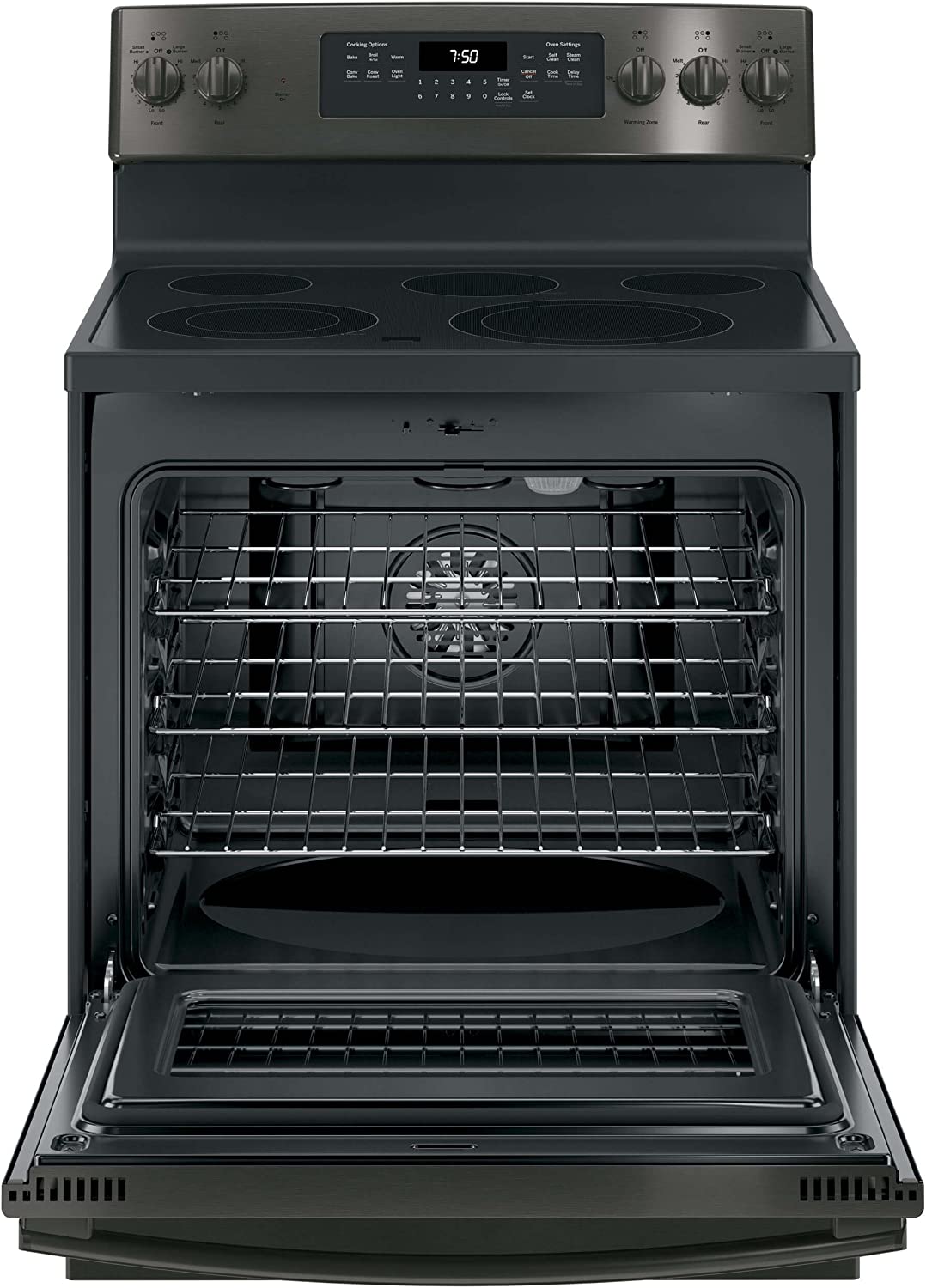GE JB750BJTS Black Stainless Steel