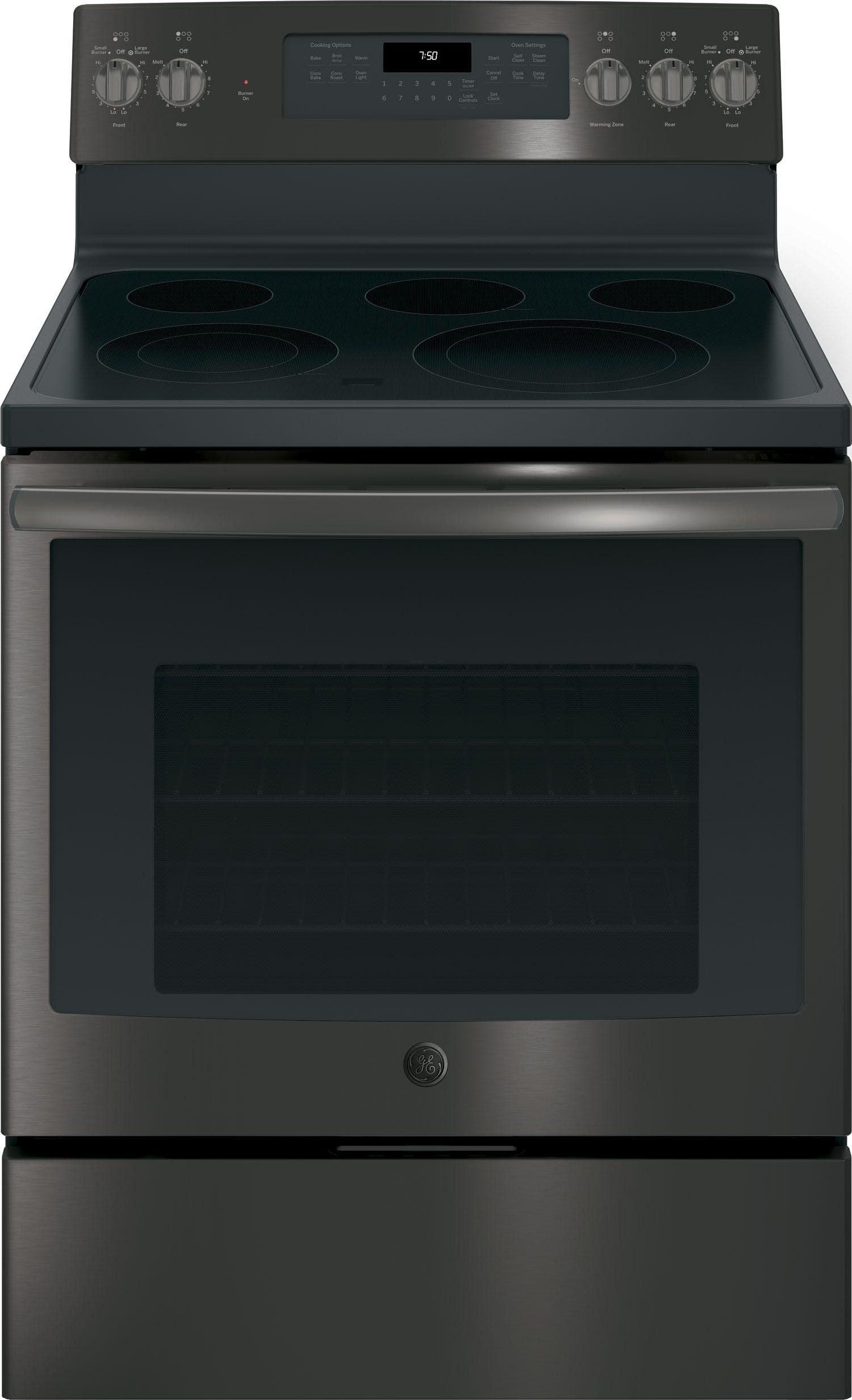 GE JB750BJTS Black Stainless Steel