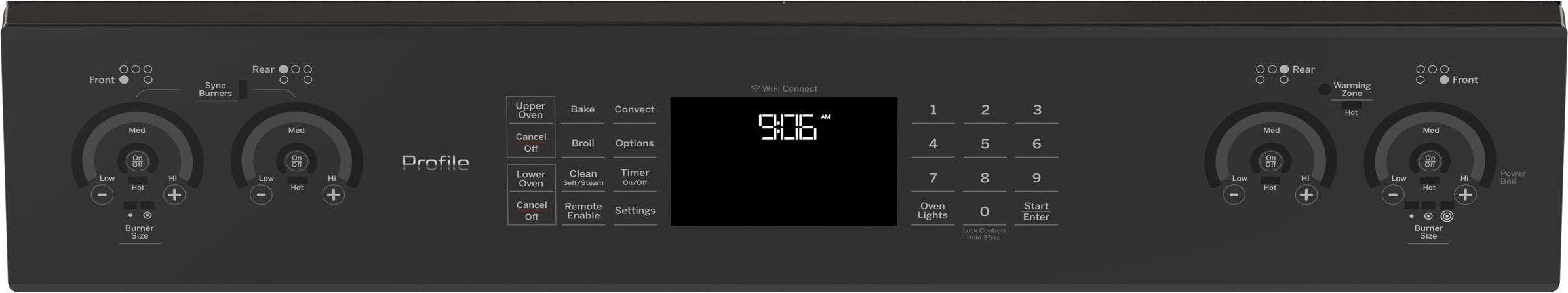 GE PS960BLTS Black Stainless
