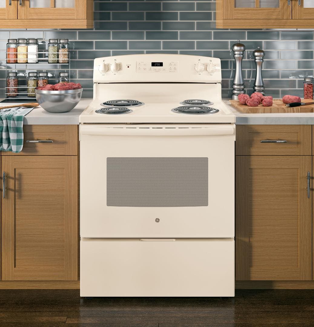 GE JB256DMCC Bisque