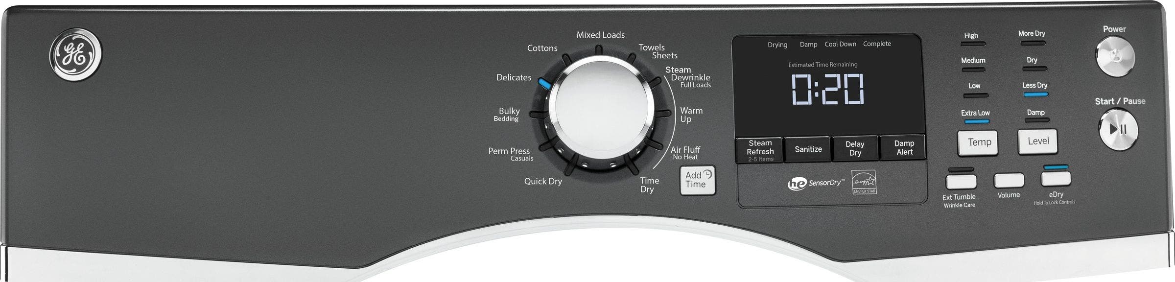 GE GFD45GSPMDG Gray
