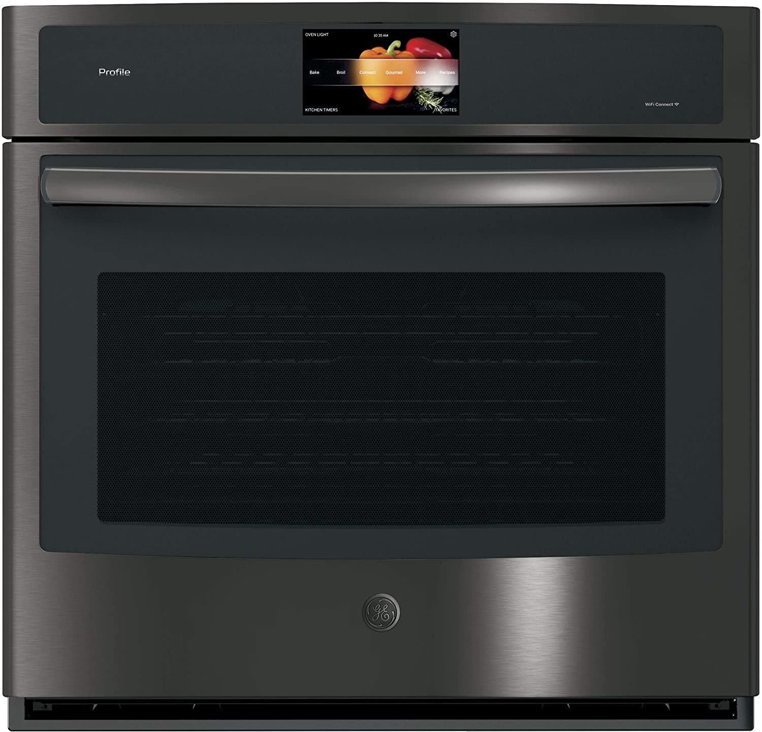 GE PT9051BLTS Black Stainless Steel