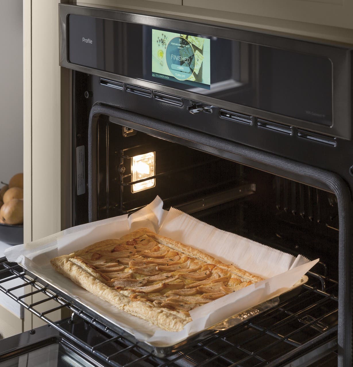 GE PT9051BLTS Black Stainless Steel