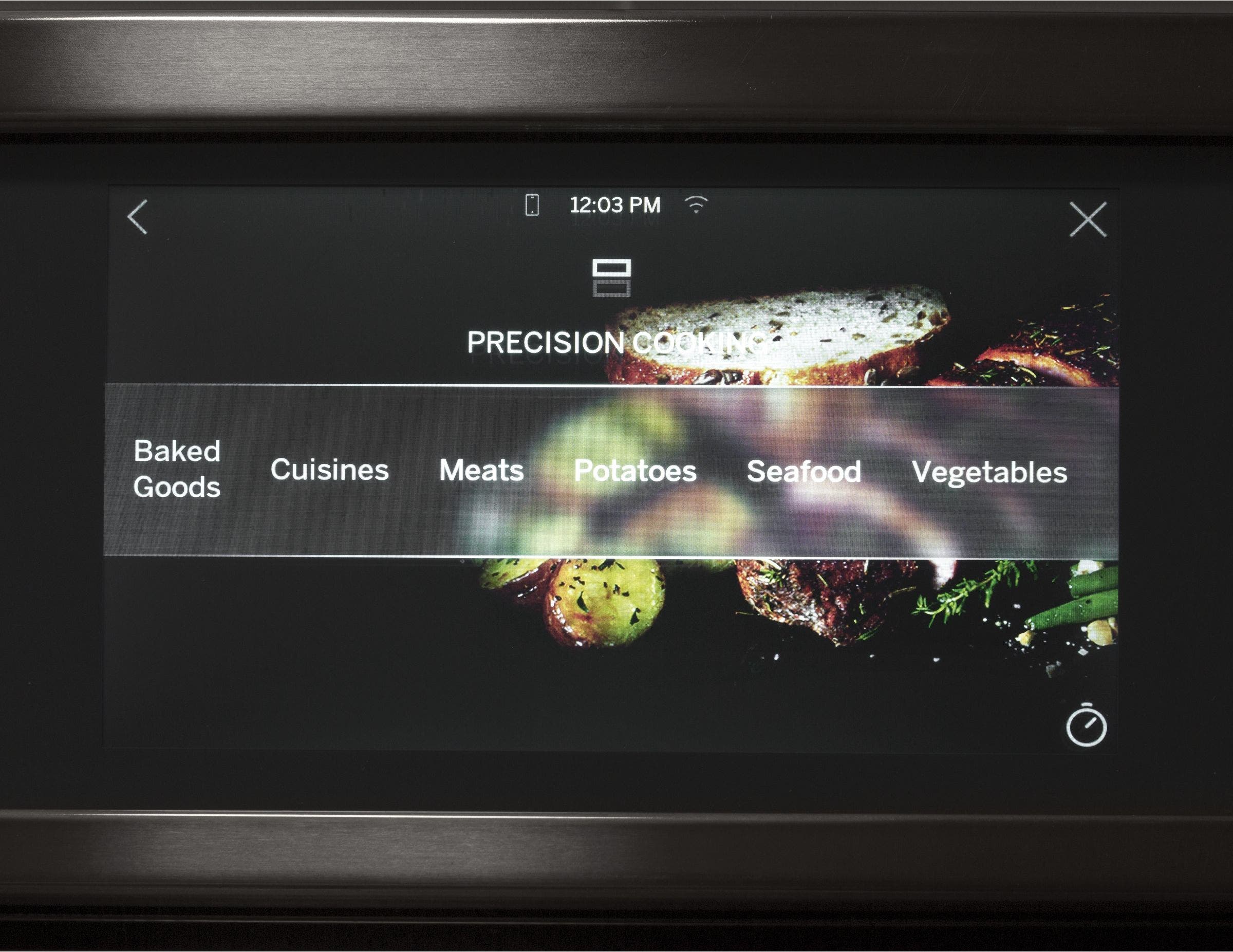 GE PT9051BLTS Black Stainless Steel