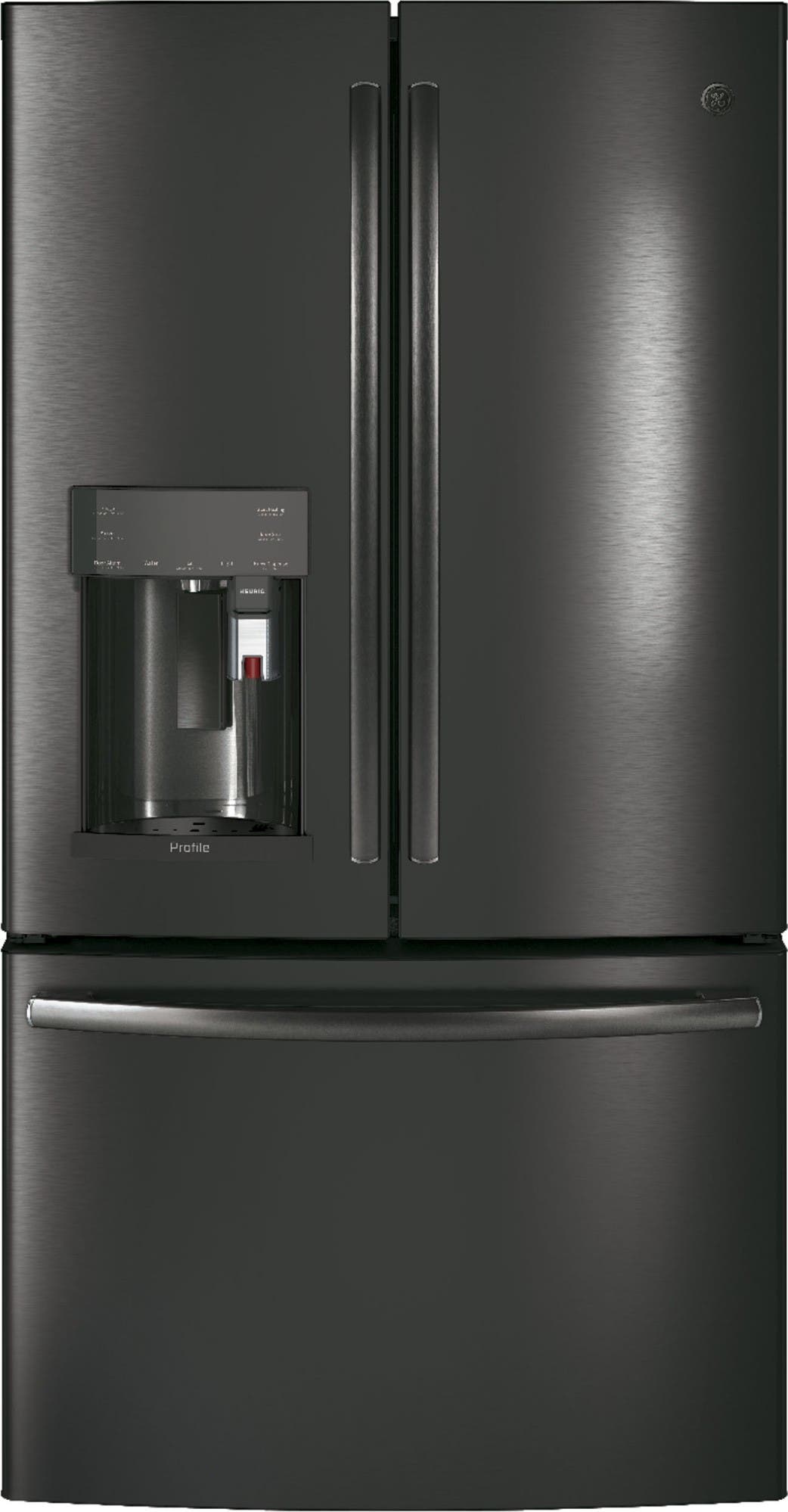 GE PYE22PBLTS Black Stainless Steel