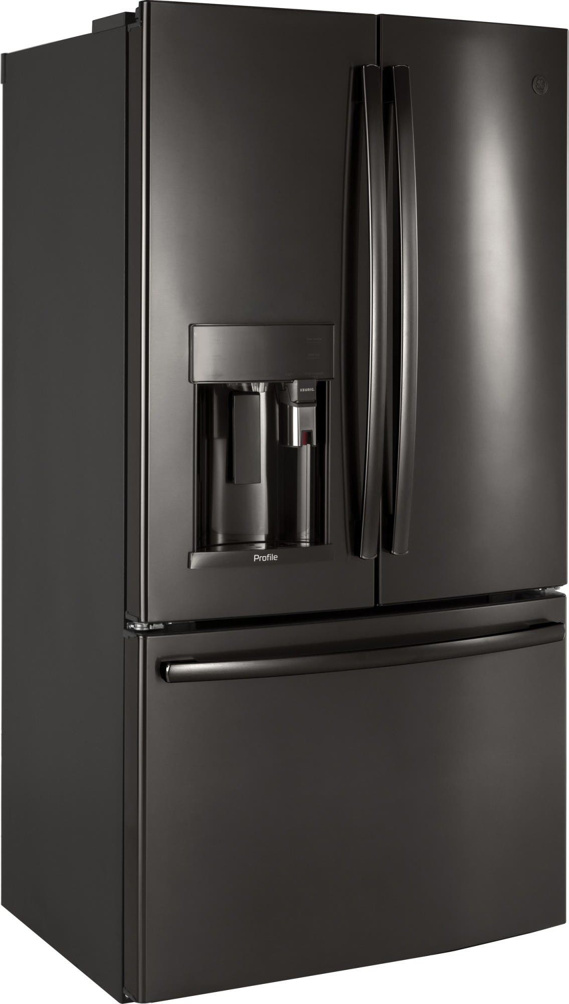 GE PYE22PBLTS Black Stainless Steel
