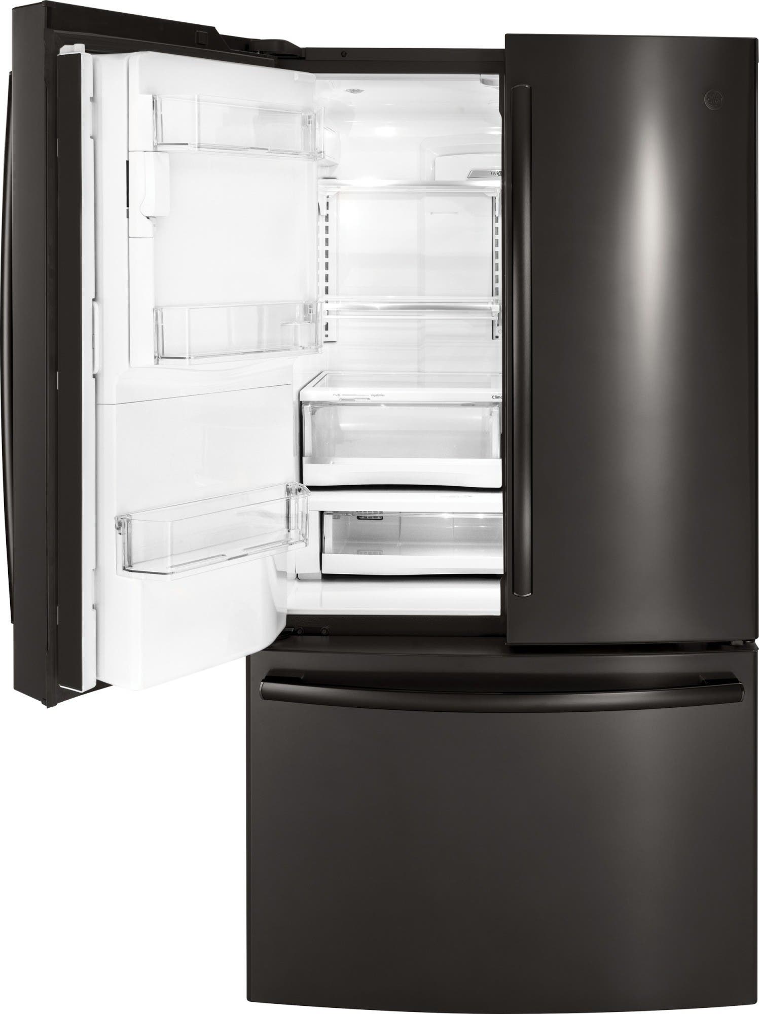 GE PYE22PBLTS Black Stainless Steel