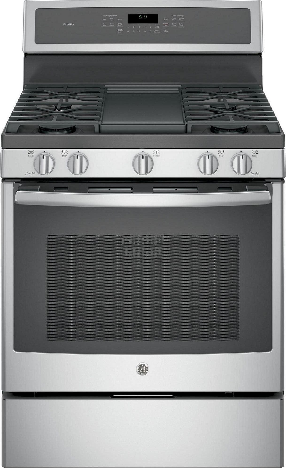 GE PGB911SEJSS Stainless Steel with Gray