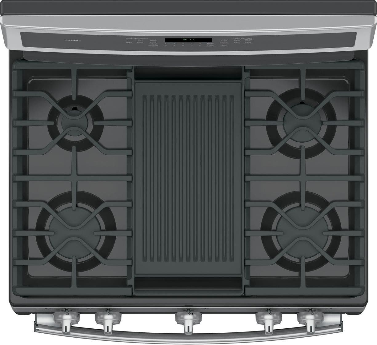 GE PGB911SEJSS Stainless Steel with Gray