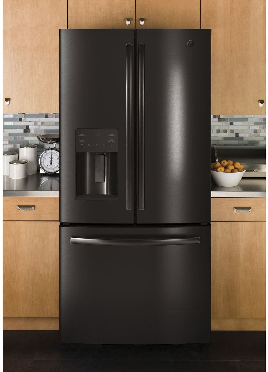GE GFE24JBLTS Black Stainless Steel