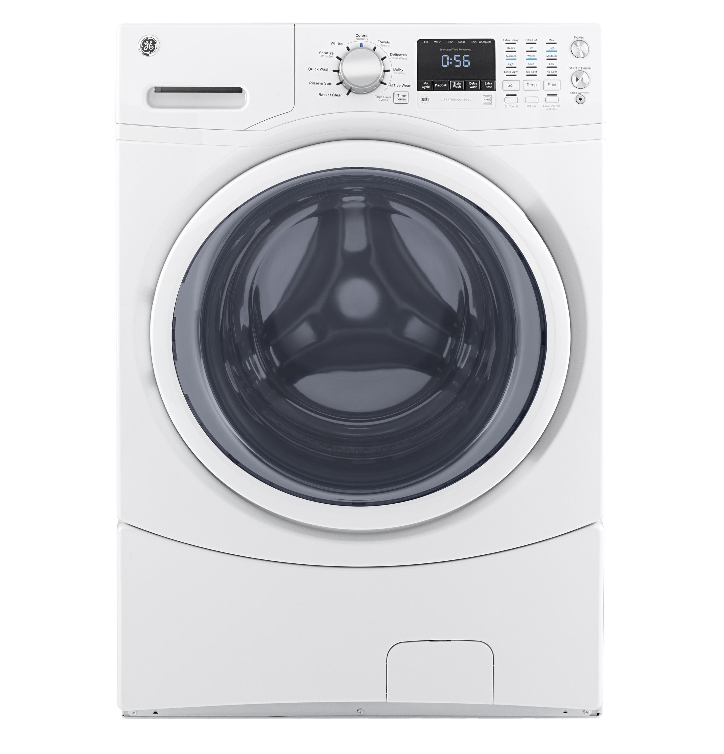 GE GFW430SSMWW White