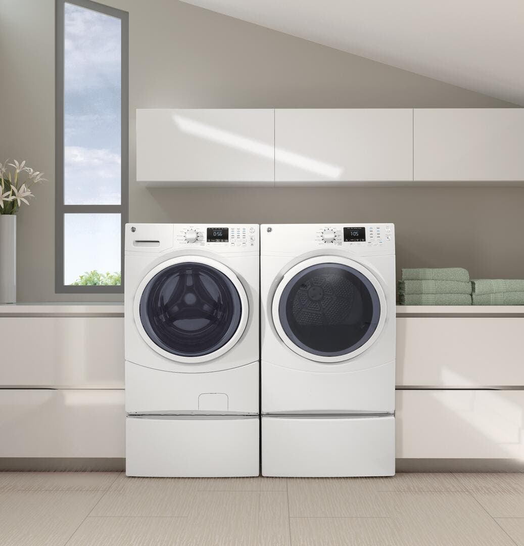 GE GFW430SSMWW White