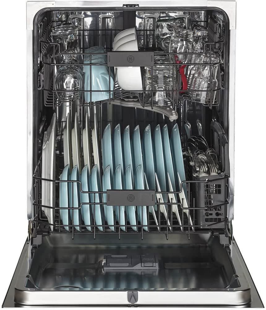 GE GDT655SBLTS Black Stainless Steel