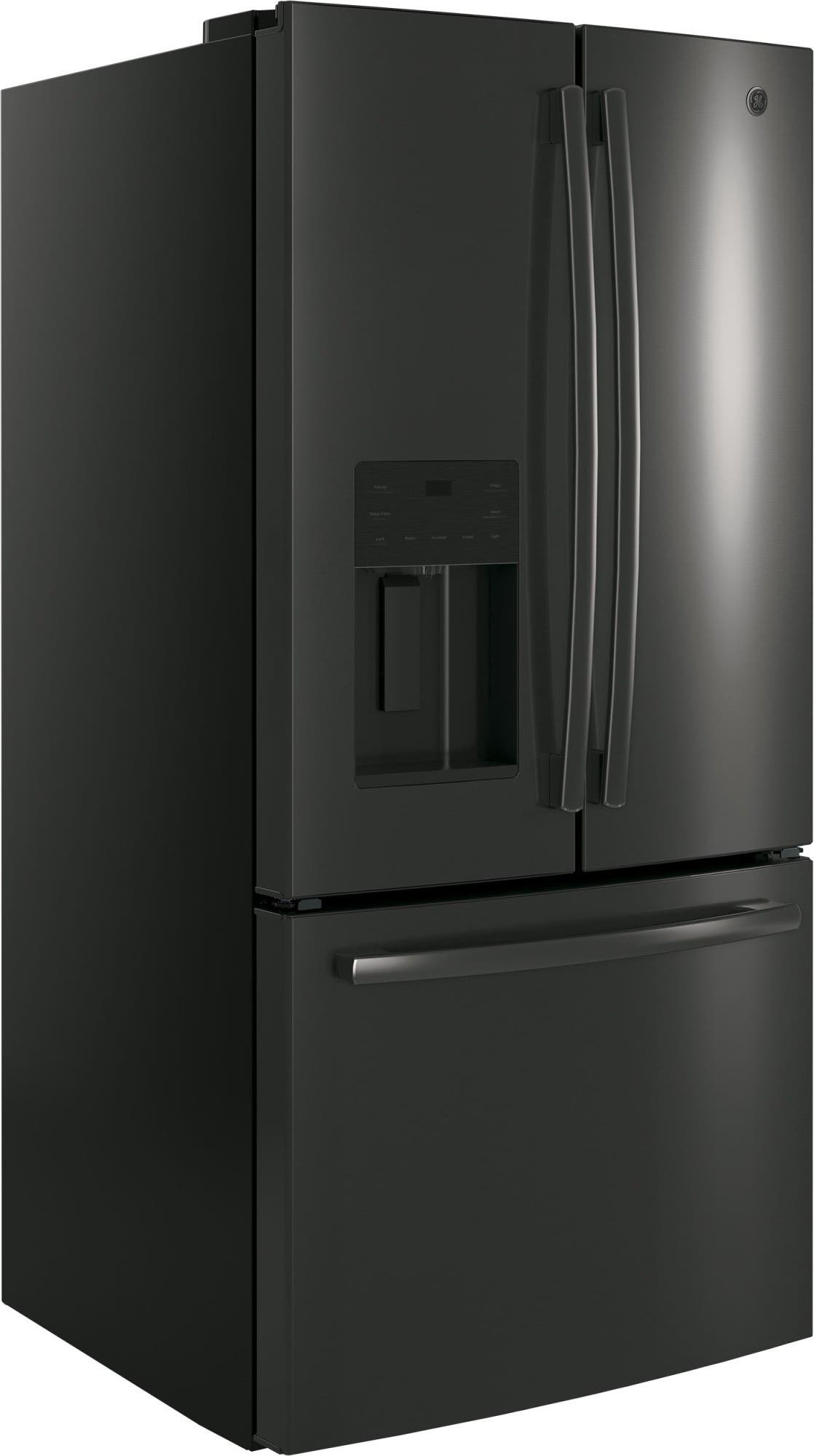 GE GYE18JBLTS Black Stainless Steel