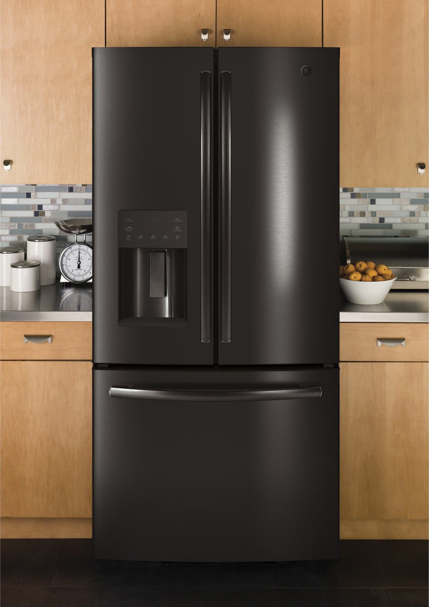 GE GYE18JBLTS Black Stainless Steel