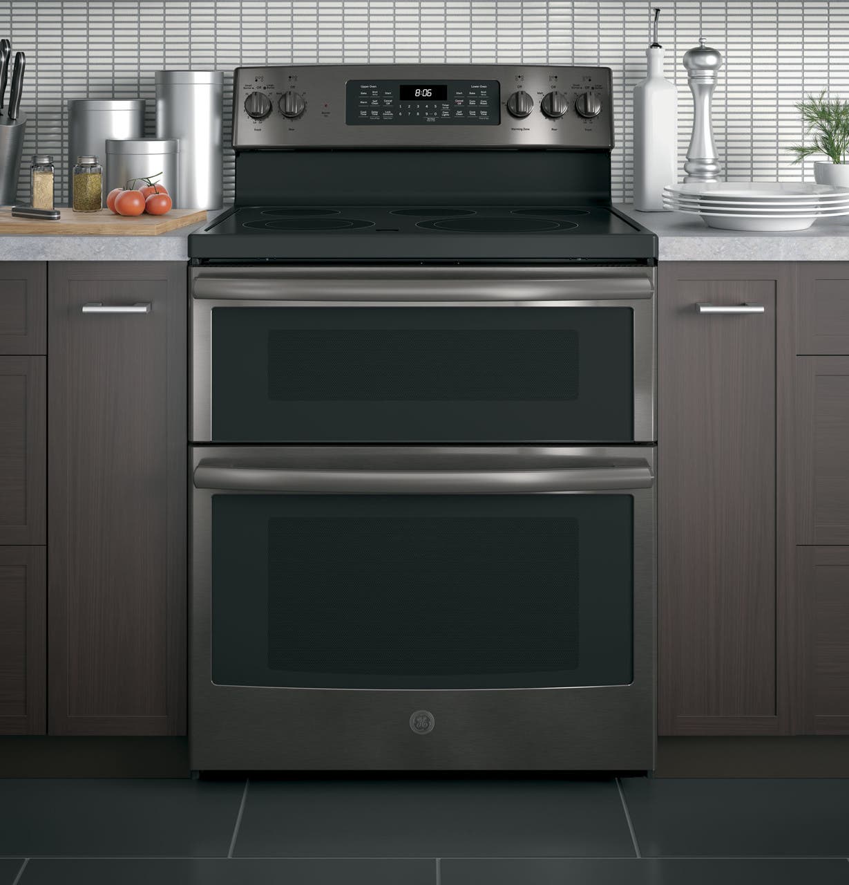GE JB860BJTS Black Stainless Steel