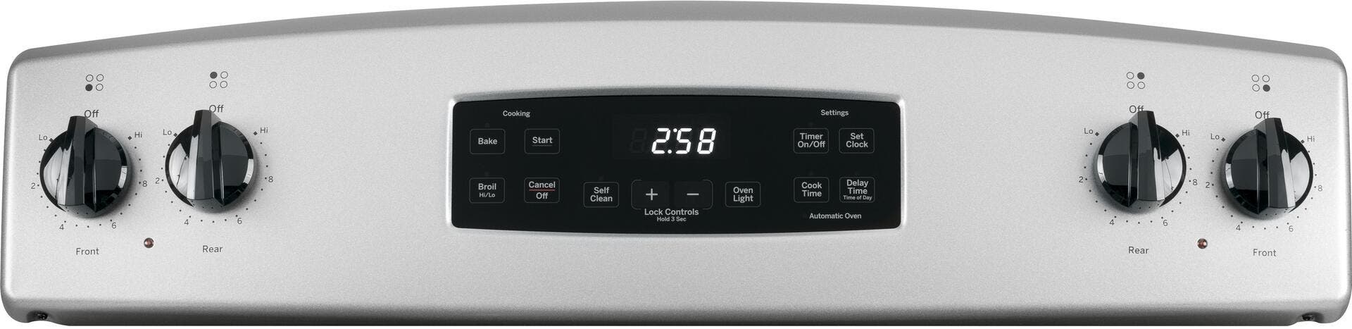 GE JB258GMSA Silver