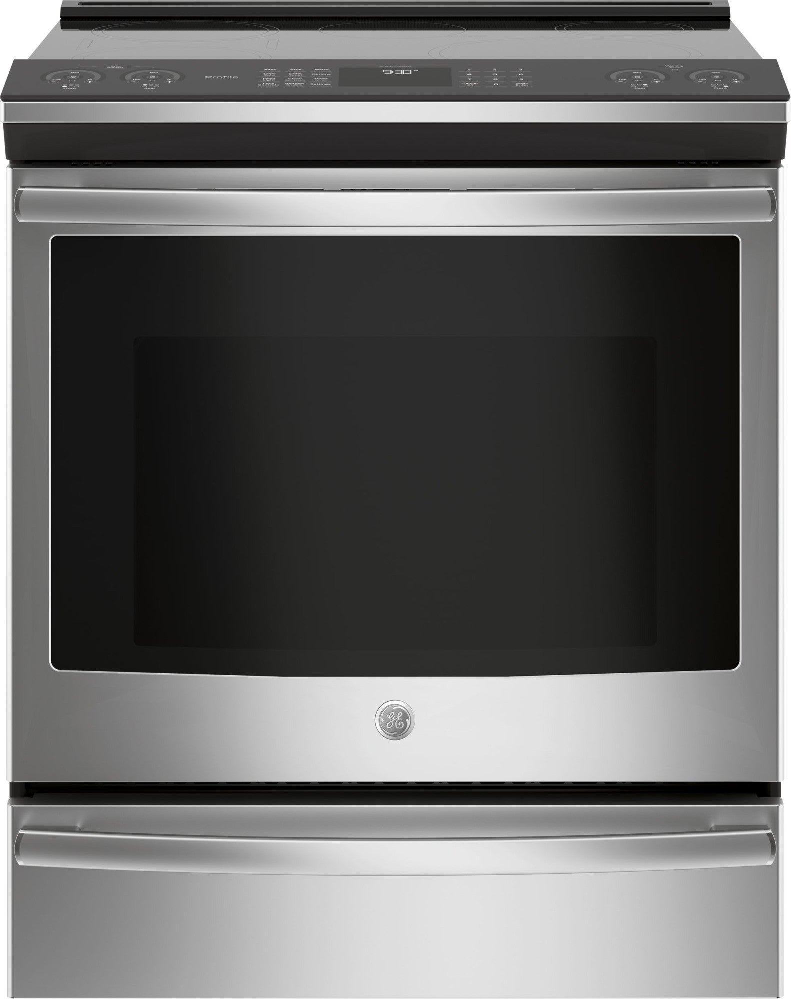 GE PHS930SLSS Slide-In Electric Induction Range - Thumbnail 2