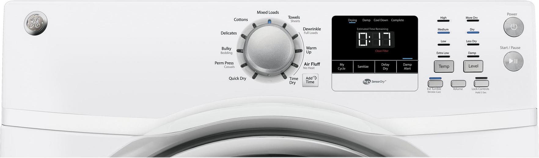 GE GFDN160GJWW White
