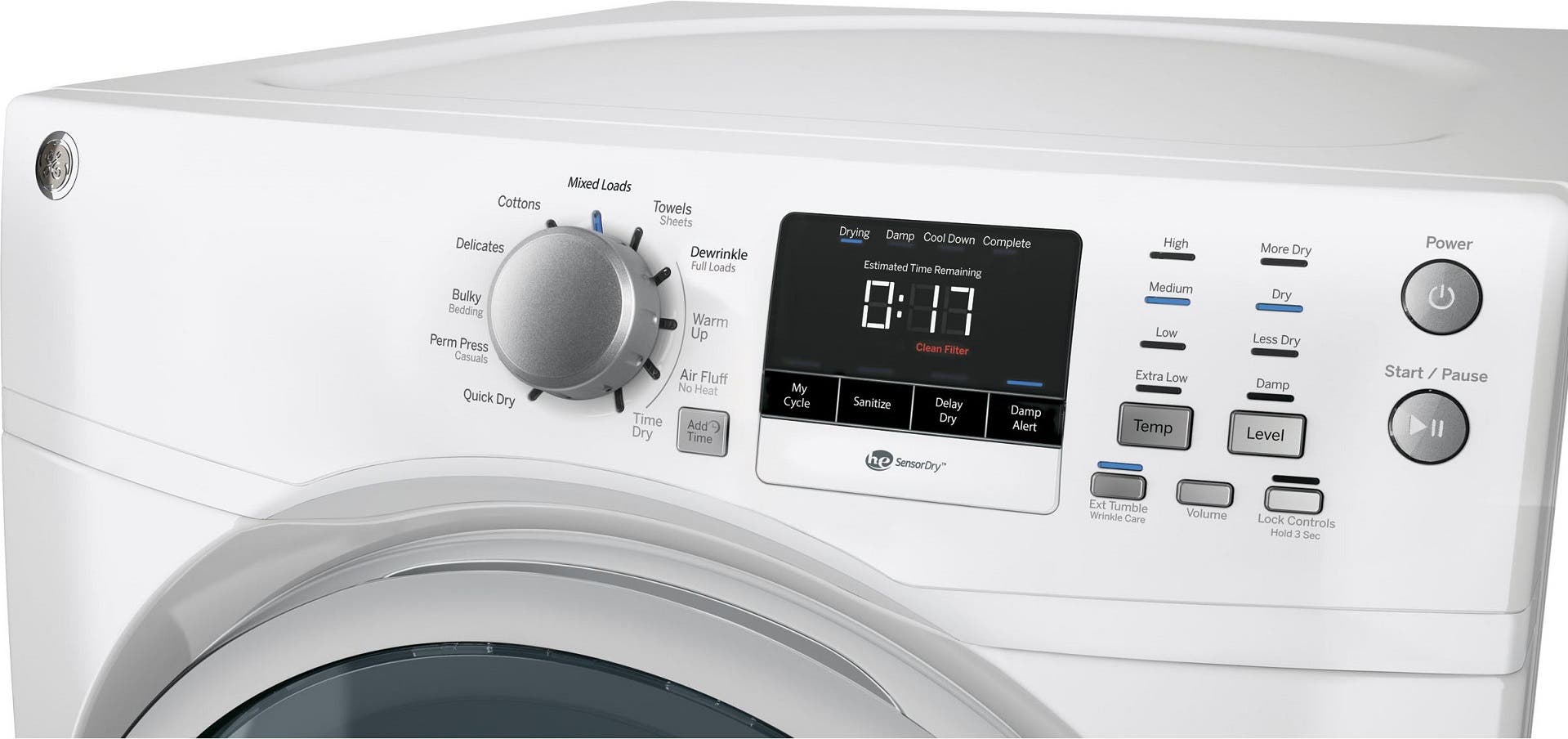 GE GFDN160GJWW White