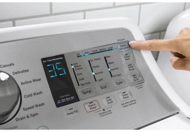 GE GTW755CSMWS White