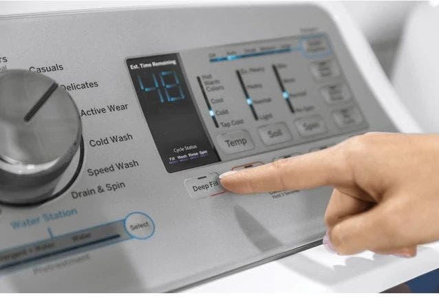 GE GTW755CSMWS White