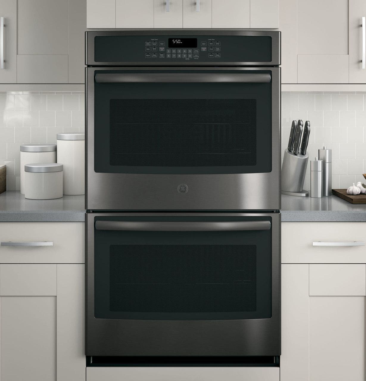GE JT5500BLTS Black Stainless Steel