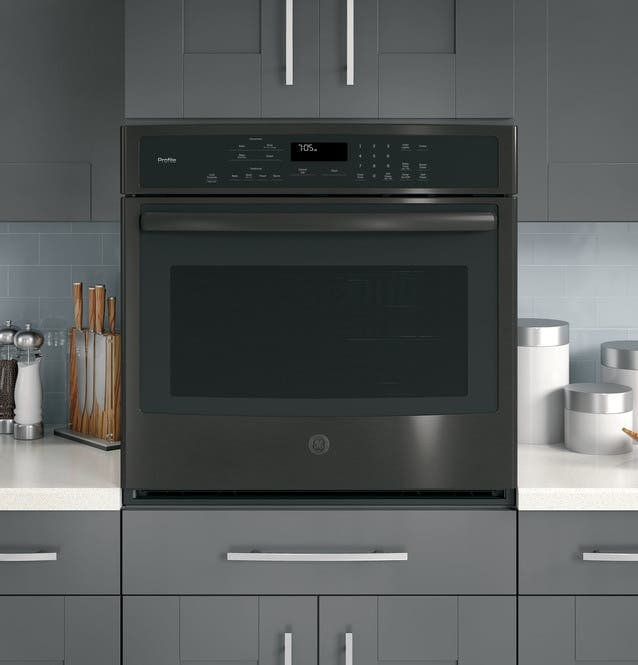 GE PT7050BLTS Black Stainless Steel