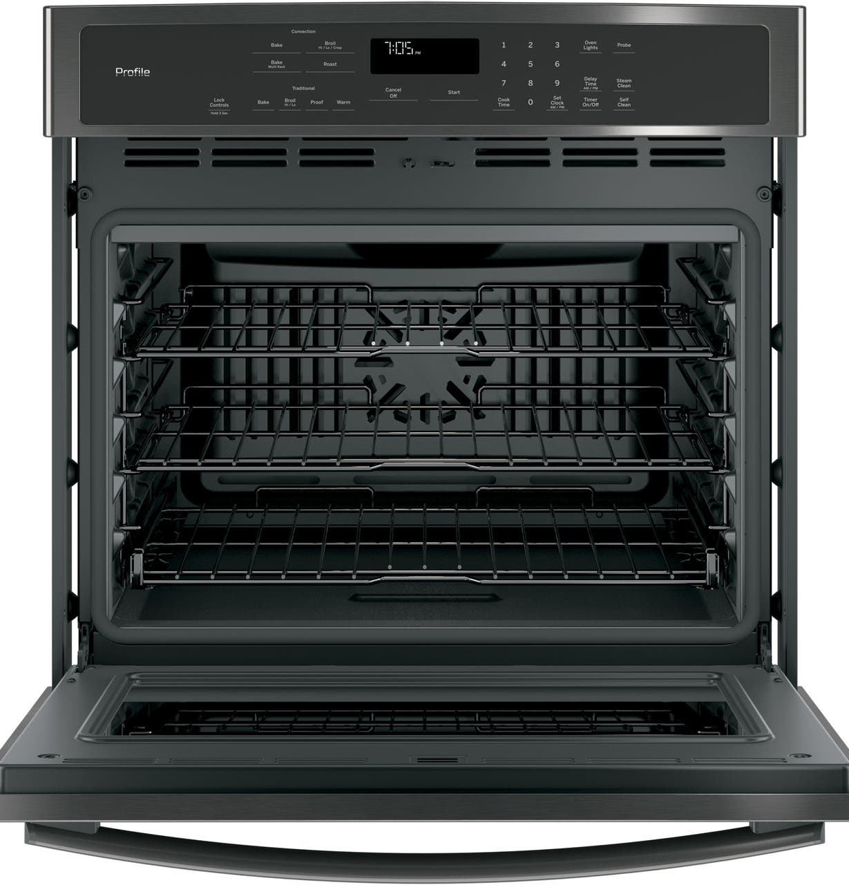 GE PT7050BLTS Black Stainless Steel