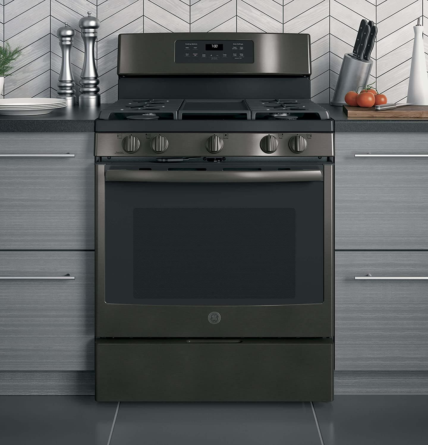 GE JGB700BEJTS Black Stainless Steel