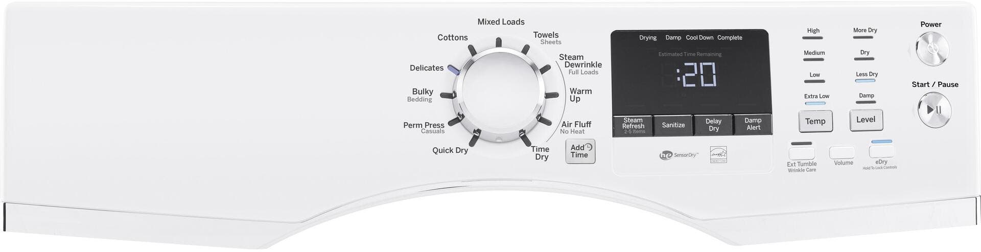GE GFD45GSSMWW White