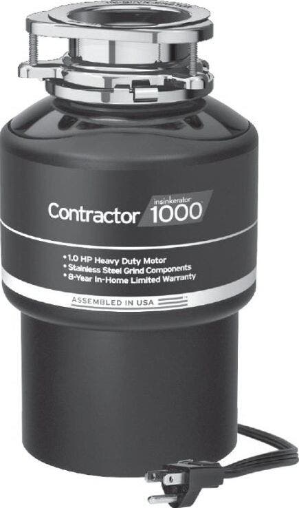 Insinkerator CONTRACTOR1000WITHCORD Black