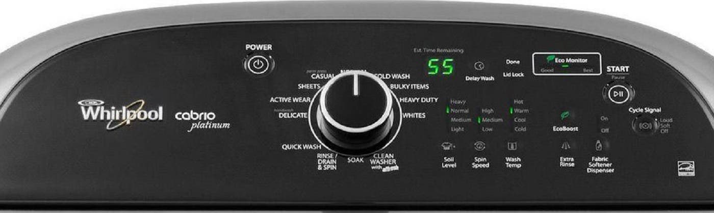 Whirlpool WTW8500BC Chrome Shadow