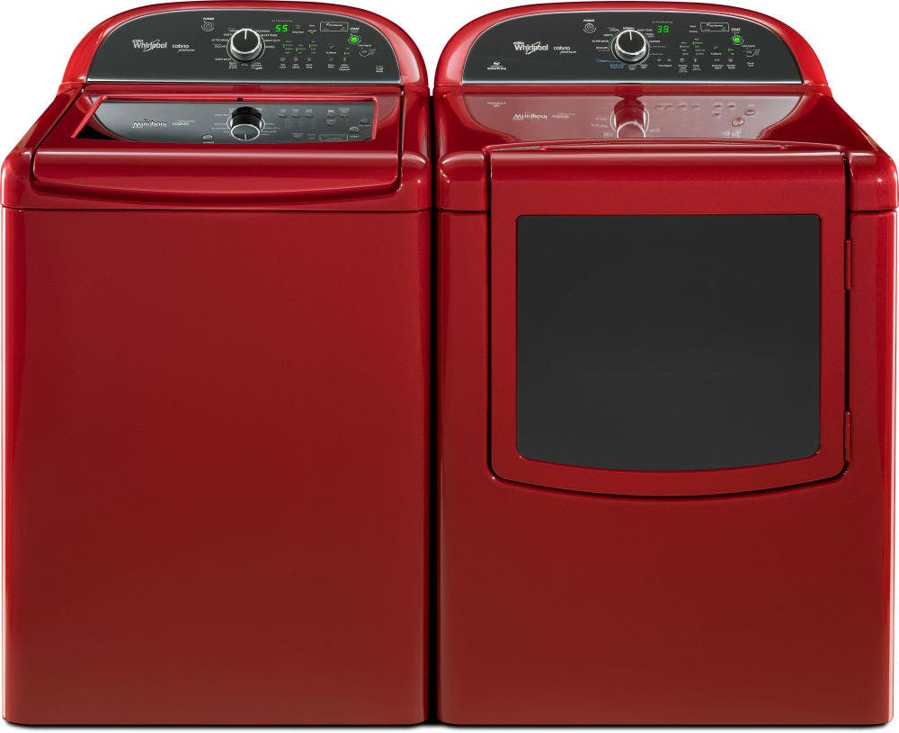 Whirlpool WTW8500BR Cranberry Red