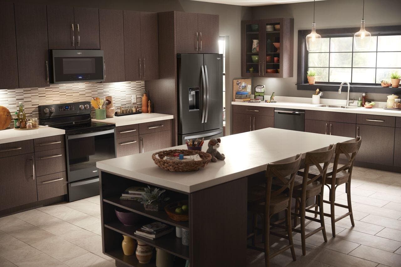 Whirlpool WRF953CIHV Black Stainless Steel