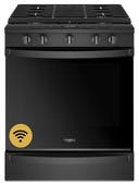 30 Inch Slide-In Gas Range with 5 Sealed Burners, 5.8 cu. ft. Capacity, Griddle, Self Clean, Delay Bake