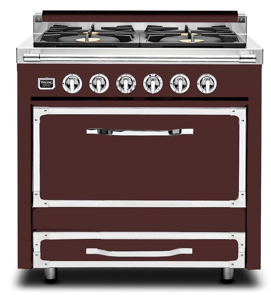 Viking TVDR3614BKA Kalmata Red