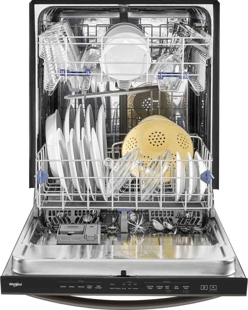 Whirlpool WDT750SAHV Black Stainless Steel