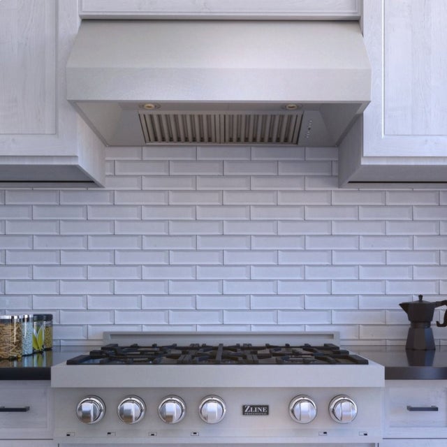 Zline 8685S36 Wall Mount Range Hood with 1200 CFM: Stainless Ste...