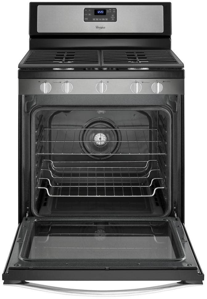 Whirlpool WFG540H0ES Black on Stainless Steel