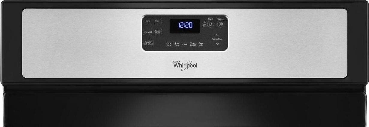 Whirlpool WFG540H0ES Black on Stainless Steel