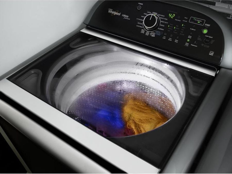 Whirlpool WTW8900BC 27 Inch Top Load Washer Chrome Shadow