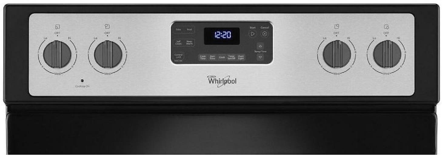 Whirlpool WFC310S0ES Black On Stainless Steel