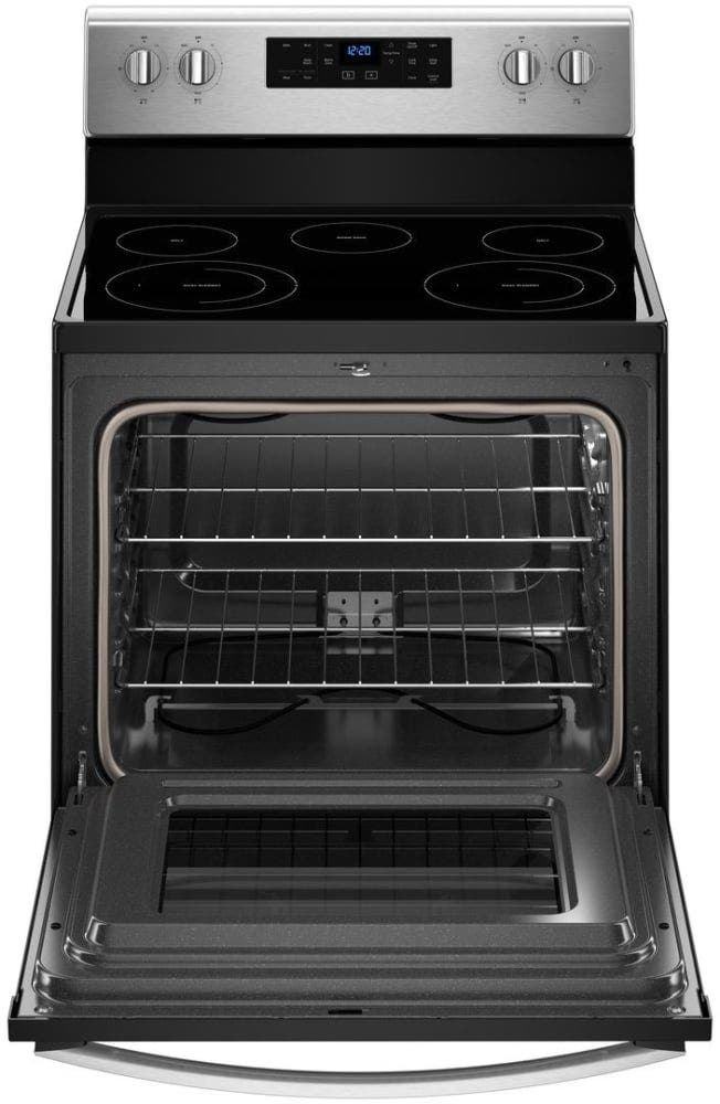 Whirlpool WFE525S0HS Black on Stainless Steel