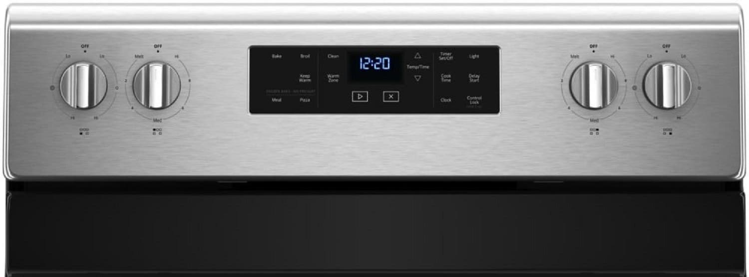 Whirlpool WFE525S0HS Black on Stainless Steel