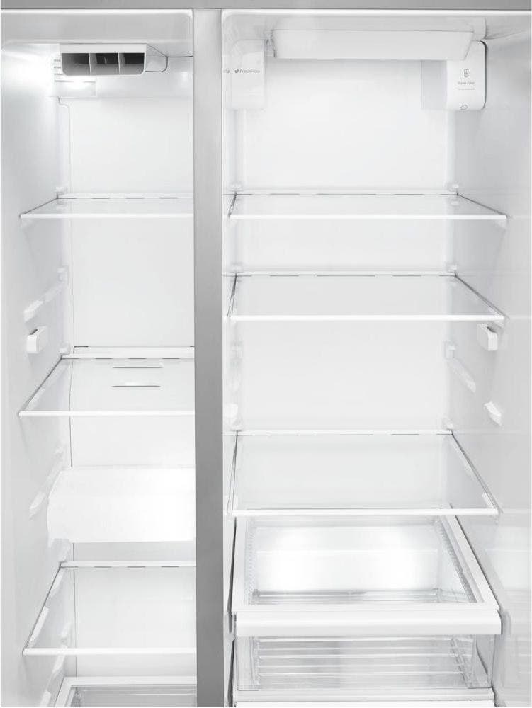 Whirlpool WRS586FIEM Monochromatic Stainless Steel