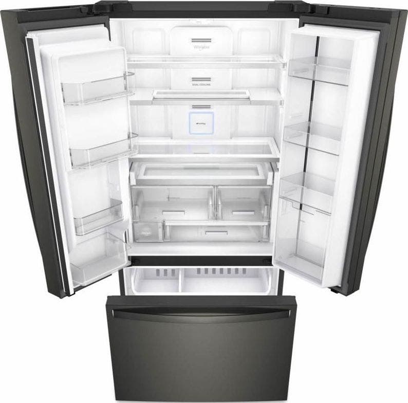 Whirlpool WRF974CIHV Black Stainless Steel