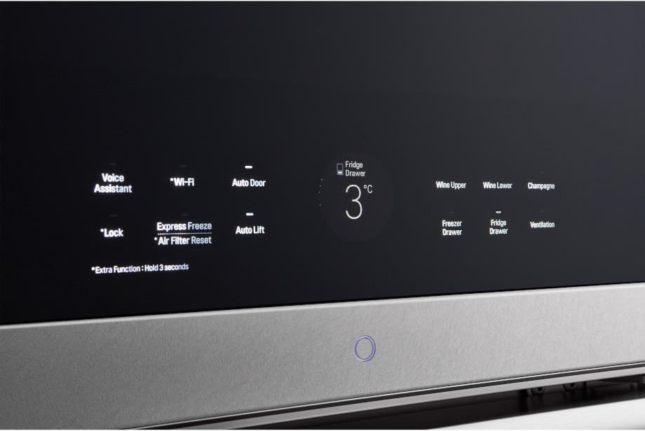 LG URETC1408N Textured Steel