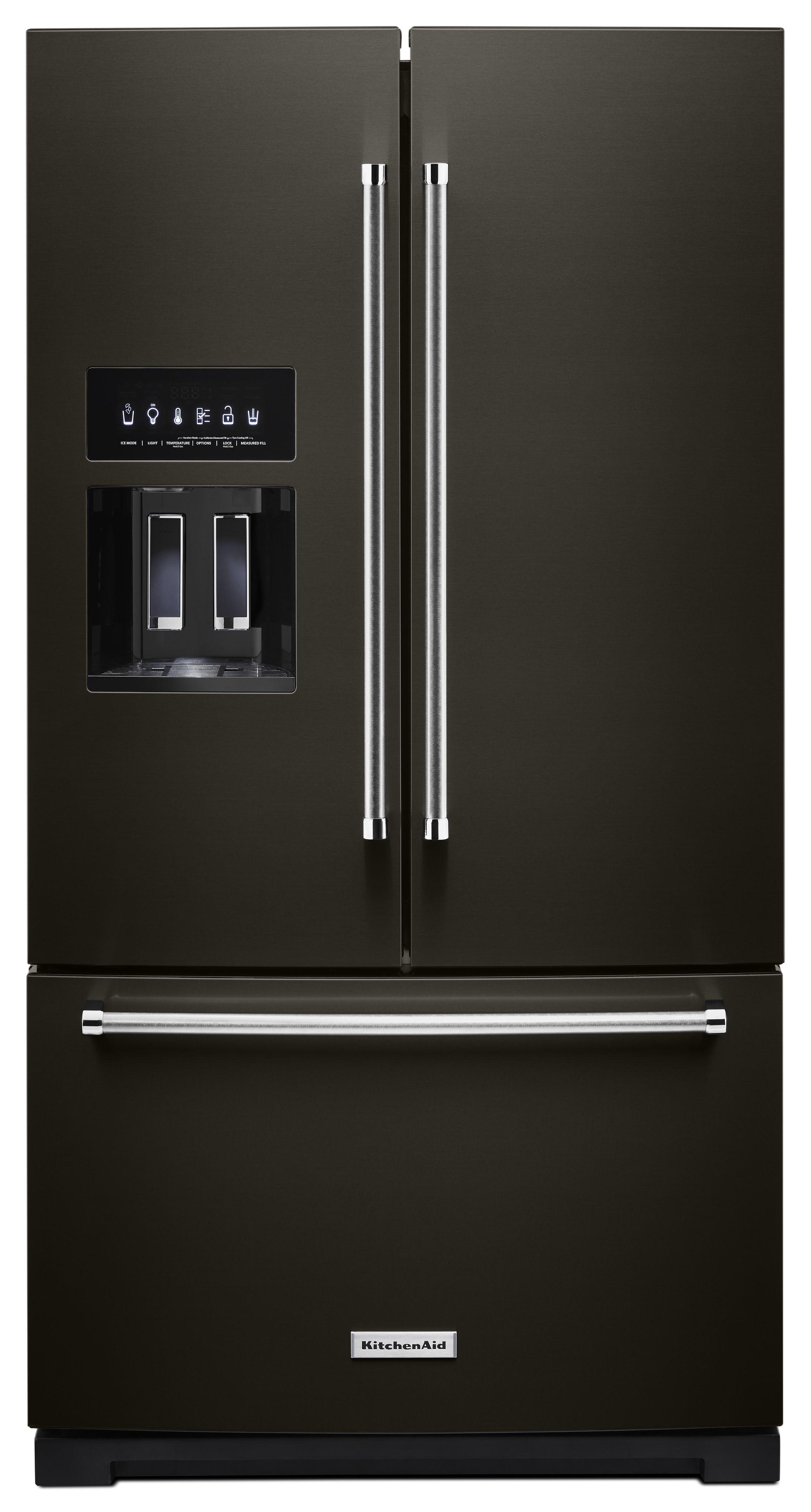 KitchenAid French Door Fridge (KRFF577KBS) - Black Stainless KitchenAid French Door Fridge (KRFF577KBS) - Black Stainless