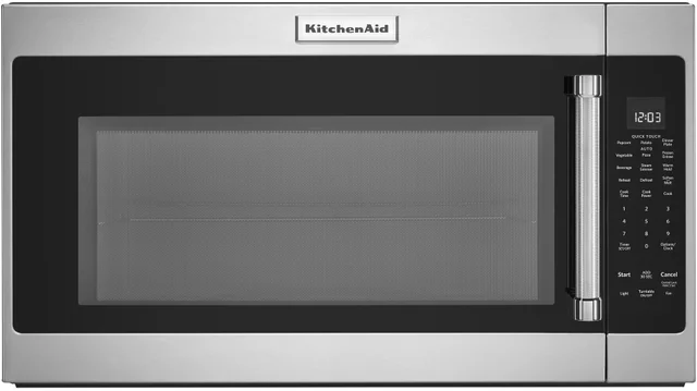 KitchenAid KMHS120KPS 30 Inch Over the Range Microwave with 3 Fan Speeds...